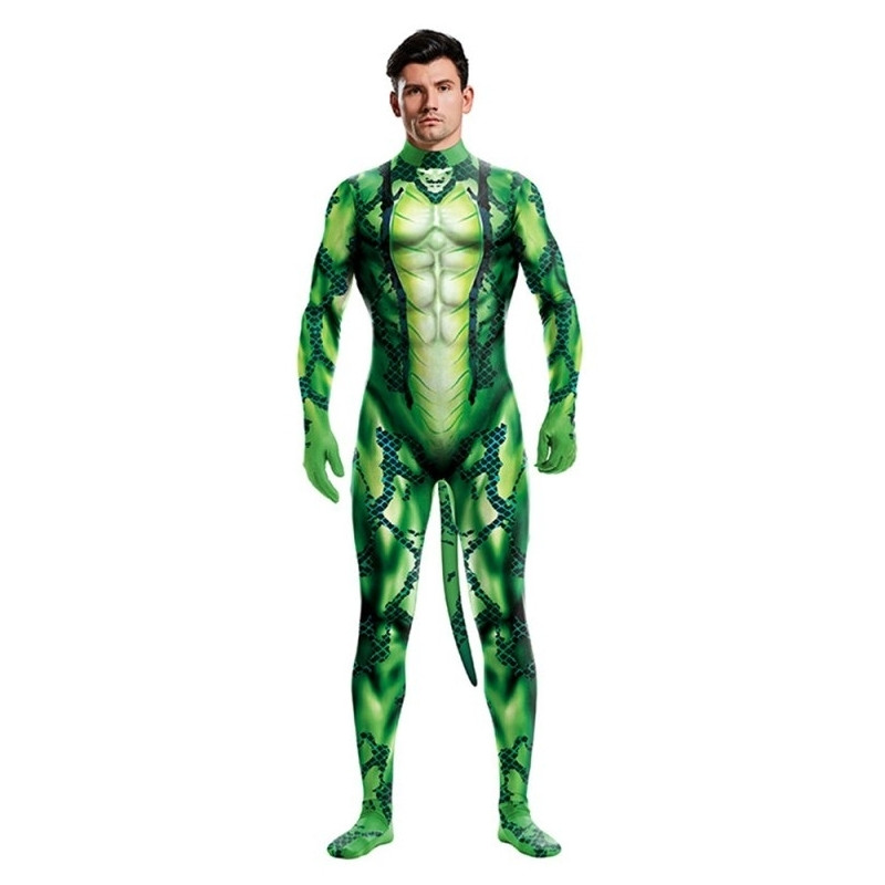 CosplayBoys Combinaison Cosplay Grenouille Frogman Vert